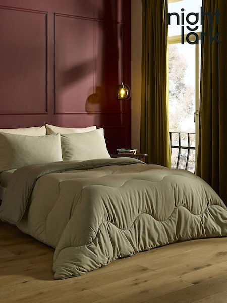 Night Lark Gingham Coverless Duvet Set