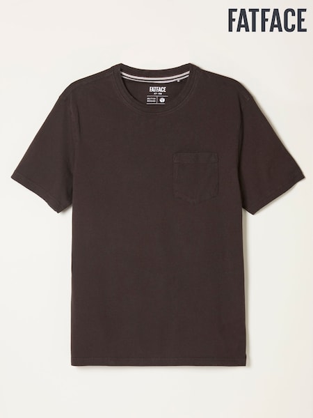 FatFace Cove Chocolate Brown Cove Pocket Tshirt (AN9531) | 124 QAR