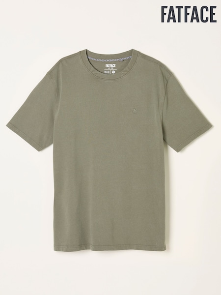 FatFace Arne Green Haze Arne Heavyweight Relaxed Fit Tshirt (AN9535) | 139 QAR