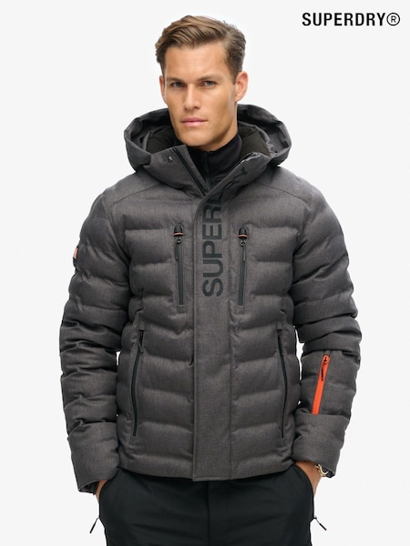 Superdry Grey Ski Fuji Padded Jacket (AN9600) | €304
