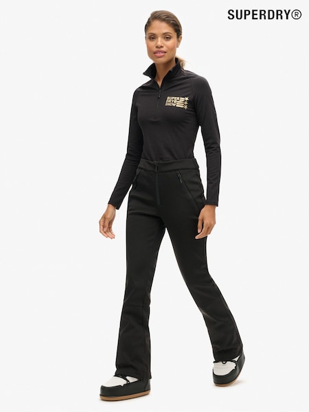 Superdry Black Ski Softshell Slim Trousers (AN9601) | $128