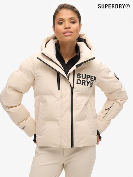 Superdry Hooded Ski Boxy Puffer Jacket (AN9615) | ‏1,006‏₪