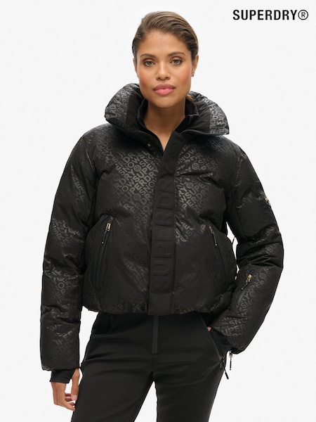 Superdry Black Ski Slalom Puffer Jacket (AN9616) | $343