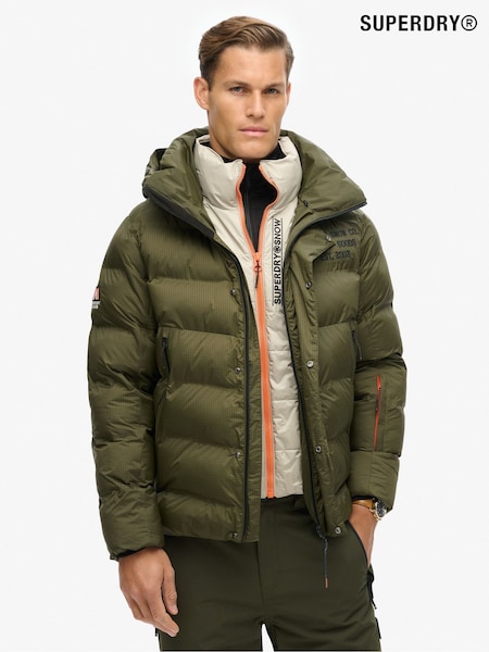 Superdry Green Ski Sport Puffer Jacket (AN9619) | €380