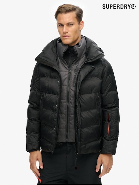 Superdry Black Ski Sport Puffer Jacket (AN9622) | €380