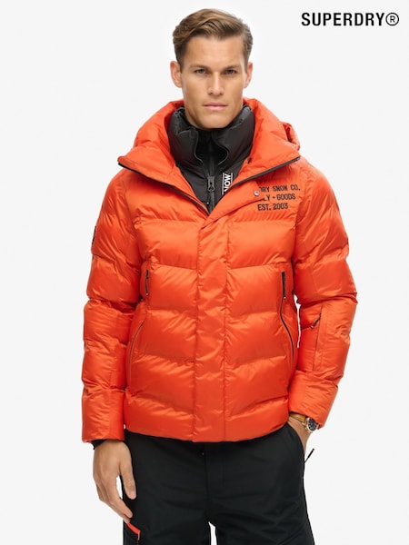 Superdry Orange Ski Sport Puffer Jacket (AN9623) | ₪1,257