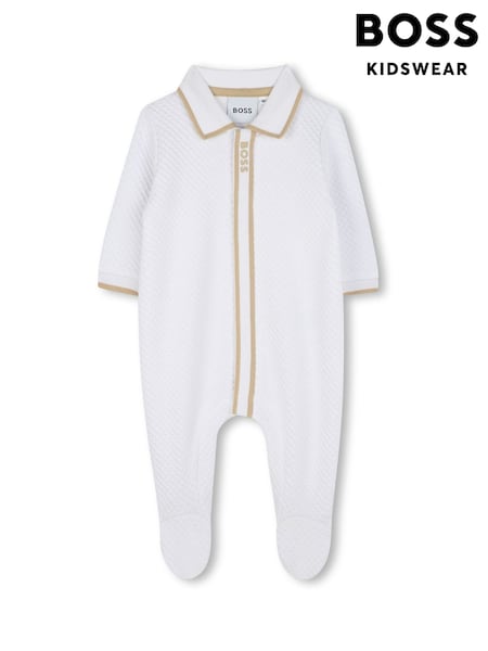 BOSS White Baby Sleepsuit Set (AN9641) | R$ 840