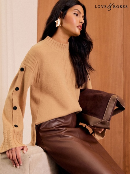 Love & Roses Premium 100% Wool Knitted Jumper (AN9789) | 411 LEI