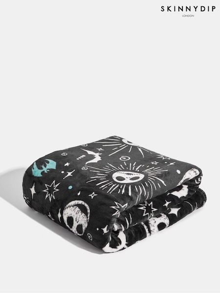 Skinnydip Black Disney Nightmare Before Christmas Blanket (AN9917) | €31