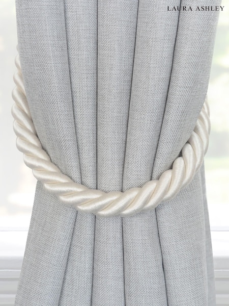 Laura Ashley Cream 1 Pair of Rope Curtain Tiebacks (AP0113) | €37