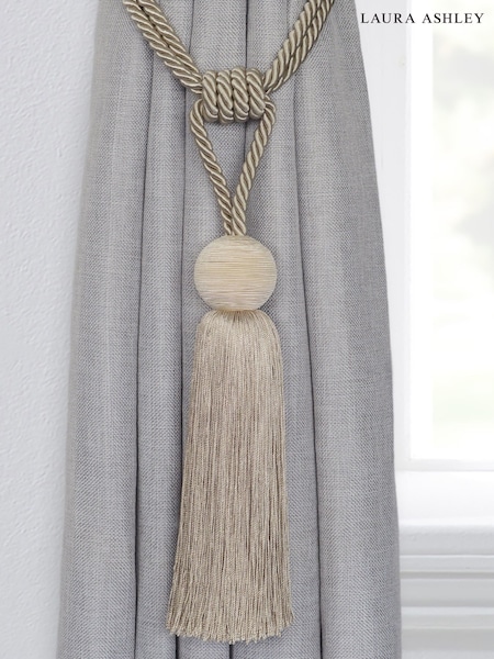 Laura Ashley Natural 1 Pair of Theodora Curtain Tiebacks (AP0118) | €47