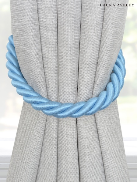 Laura Ashley Blue 1 Pair of Rope Curtain Tiebacks (AP0136) | €37