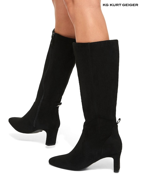 Kg Kurt Geiger Tyler Black High Leg Boots (AP0150) | 787 QAR