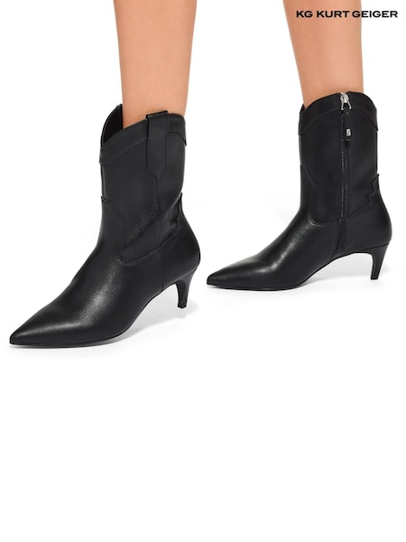 Kg Kurt Geiger Trace Western Black Boots (AP0154) | €88