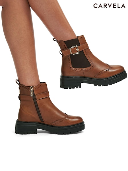 Carvela Headline Brogue Boots (AP0164) | AED693