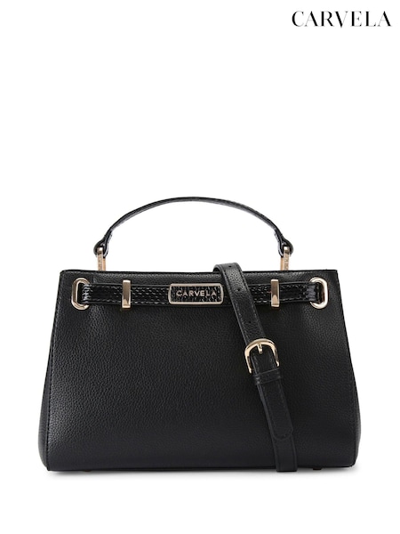 Carvela Violet Belted Midi Black Bag (AP0220) | €113