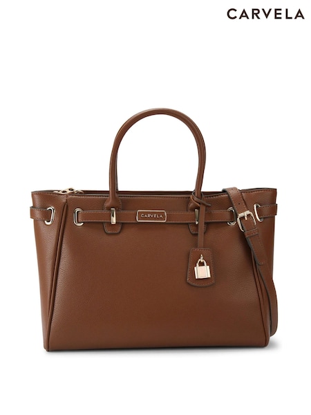 Carvela Natural Violet Belted Tote Bag (AP0222) | 5,948 UAH