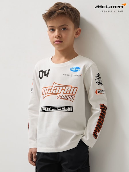 Reiss Oval Unisex Fit McLaren F1 Team Cotton Logo T-Shirt (AP0322) | 50 €
