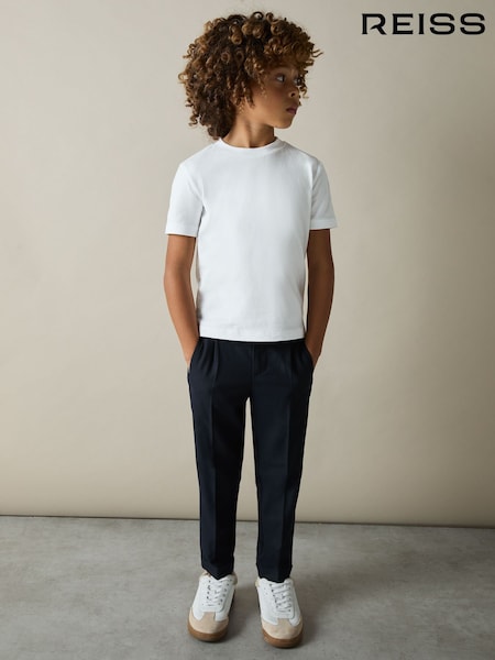 Blanco - Reiss Honor Crew Neck T-Shirt (AP0377) | 15 €