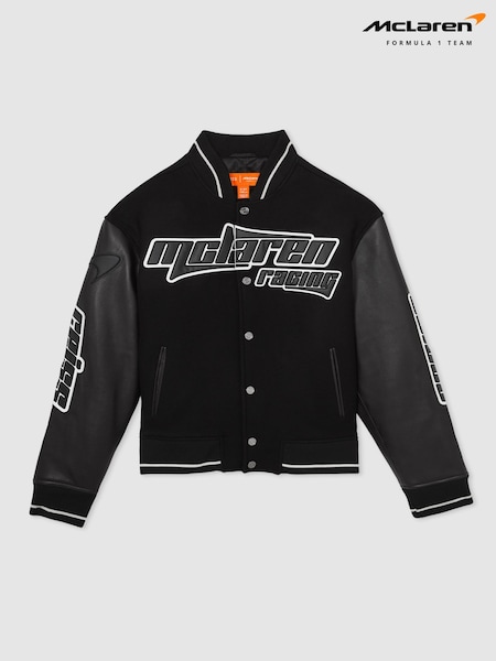 Reiss Black Circuit 13-14 yrs Unisex Fit McLaren F1 Team Bomber Jacket (AP0397) | kr8 981