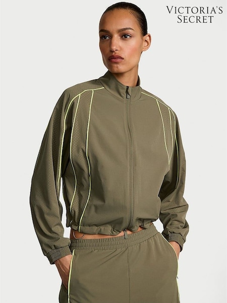 Victoria's Secret Desert Cactus Green ActiveFlex Full Zip Jacket (AP0428) | €86