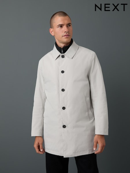 Gris - Shower Resistant Padded Funnel Neck Coat (AP0500) | 172 €