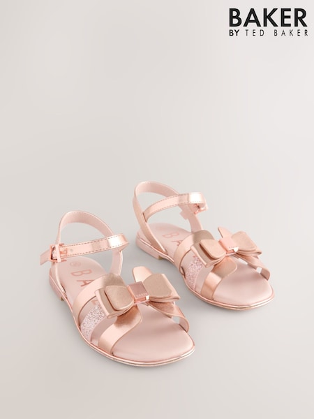 Rose Kultainen/kullanvärinen - Baker by Ted Baker Tytöt Rusetti Sandaalit (AP0900) | €54 - €57