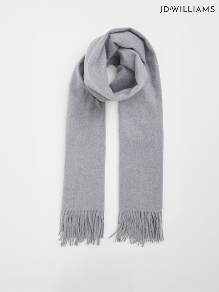 JD Williams Grey Wool Winter Blanket Scarf (AP0988) | €25