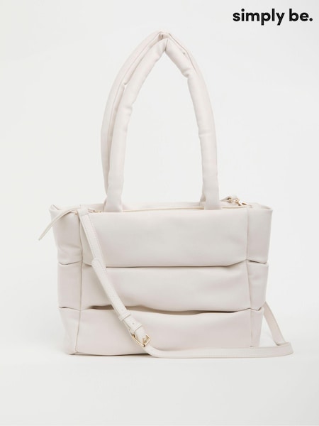 Grädde - Simply Be Soft Volume Pu Tote Bag (AP0999) | kr560