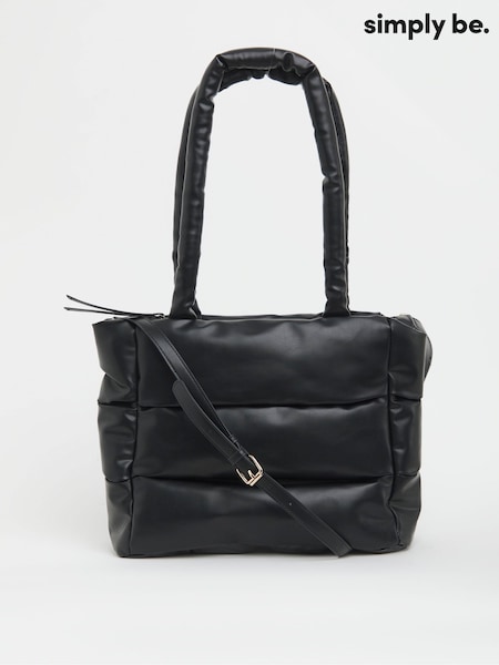 Svart - Simply Be Soft Volume Pu Tote Bag (AP1011) | kr560
