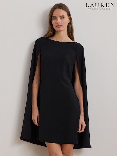 Lauren Ralph Lauren Petra Cape Georgette Cocktail Mini Dress (AP1136) | 15,561 UAH