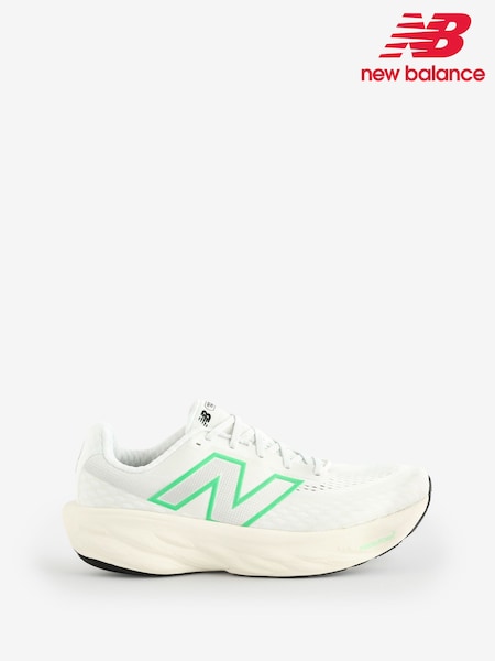 New Balance White/Green Mens Fresh Foam 1080 V14 Trainers (AP1209) | €229