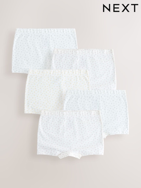 Ecru White Short Briefs 5 Pack (2-16yrs) (AP1231) | €16.50 - €24