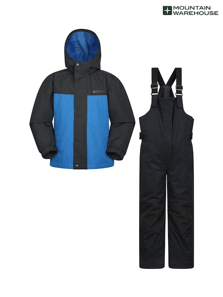 Mountain Warehouse Blue Polar Zone Kids Snow Jacket Jogges Set (AP1602) | AED291