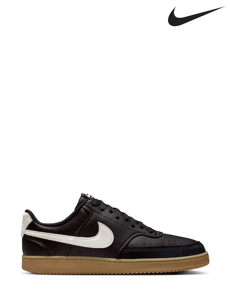 Nike Black Court Vision Low Trainers (AP1609) | €95