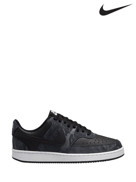 Nike Black Low Court Vision Trainers (AP1655) | €102