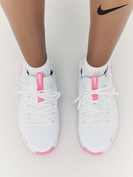 Nike White/Pink Free Metcon 6 Training Trainers (AP1685) | €172