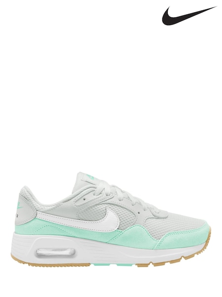 Nike White/Green Air Max SC Trainers (AP1773) | €105