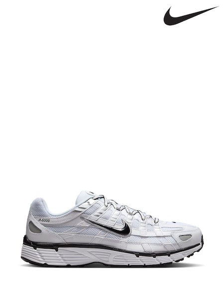 Nike White/Black P-6000 Trainers (AP1783) | €128
