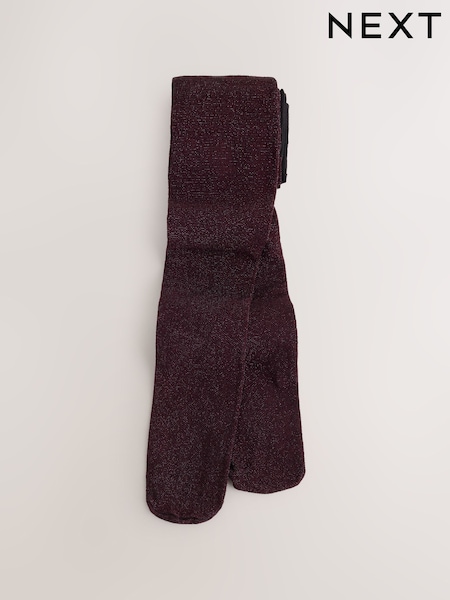 Burgundy Red Sparkle Tights (AP1921) | AED28 - AED38