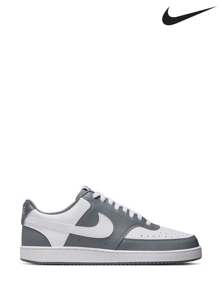 Nike Grey/White Court Vision Low Trainers (AP1983) | € 88
