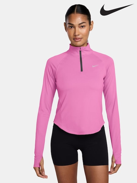 Nike Pink Tempo Dri-FIT 1/2-Zip Running Top (AP2081) | €51