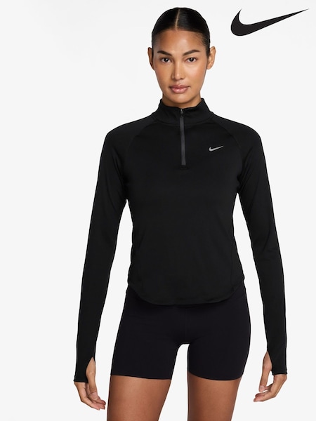 Nike Black Tempo Dri-FIT 1/2-Zip Running Top (AP2123) | €53