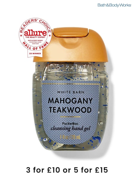 Bath & Body Works Mahogany Teakwood PocketBac Cleansing Hand Gel (AP2350) | €6