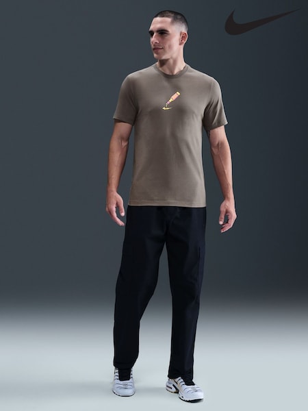 Nike Grey Stone Sportswear Classic Relaxed T-Shirt (AP2372) | €42