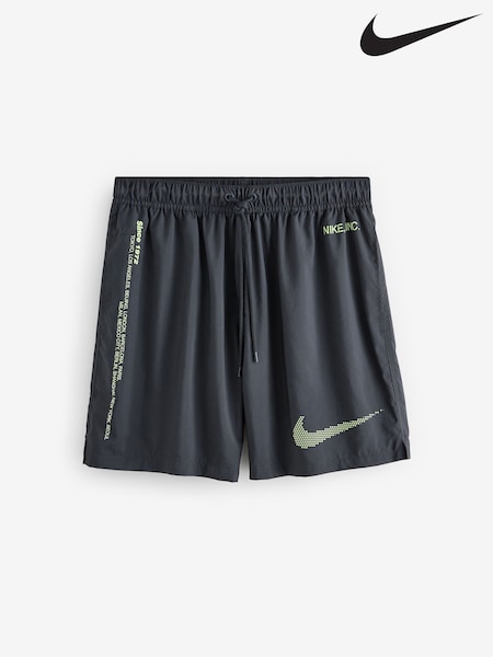 Nike Anthracite Grey Club Flow Wvn Shorts (AP2383) | €51