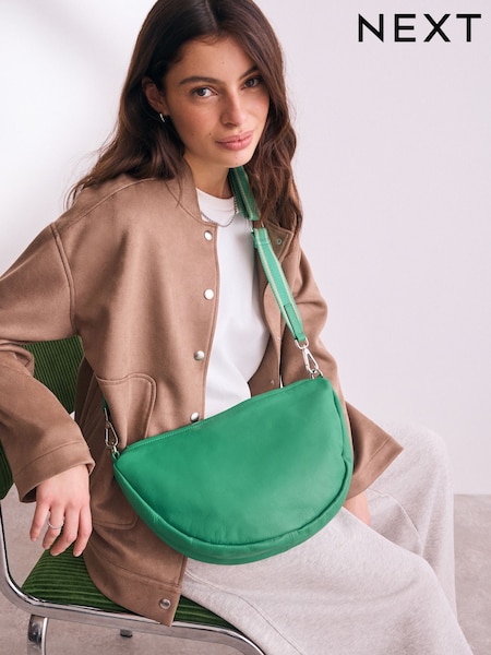 Verde - Leather Sling Bag (AP2512) | R$ 340