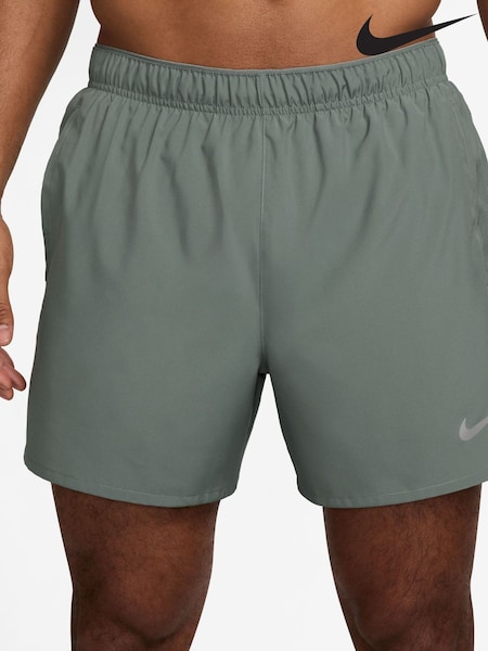 Nike Green Dri-FIT Challenger 5 Inch Brief Lined Running Shorts (AP2682) | €44