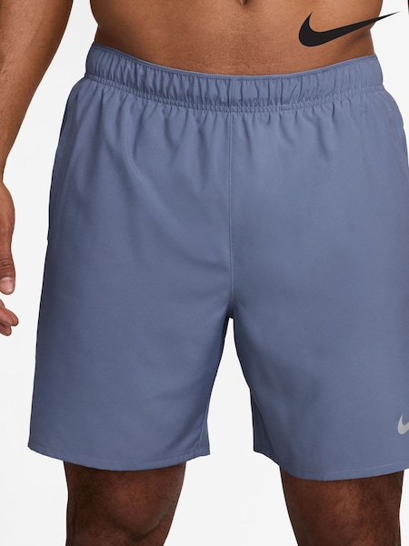 Nike World Indigo Blue 7 Inch Challenger Dri-FIT Brief Lined Running Shorts (AP2688) | €50