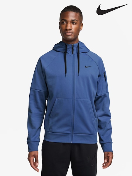 Nike Blue Therma-FIT Zip-Up Training Hoodie (AP2749) | €89